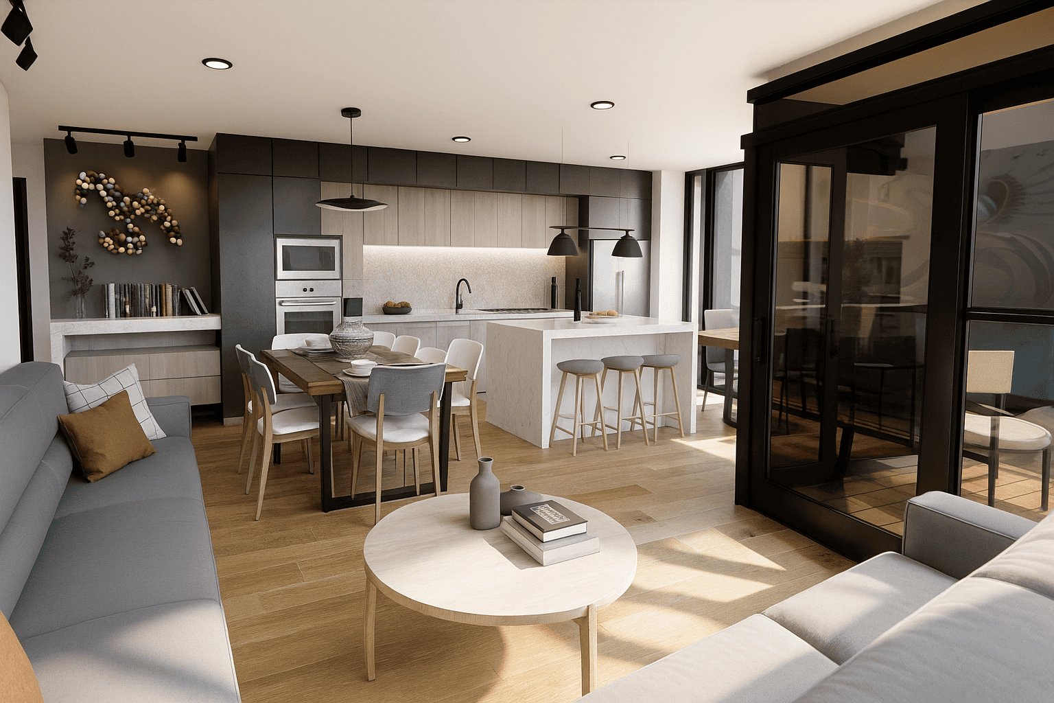 Tres habitaciones